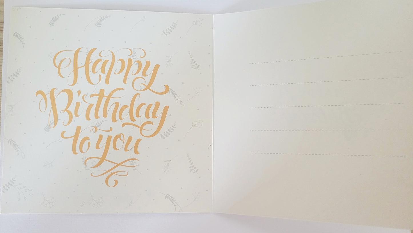 Diamond Art Birthday Card (Cake)
