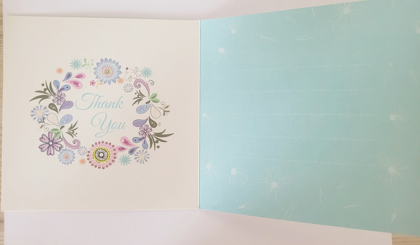 Diamond Art Thank You Card