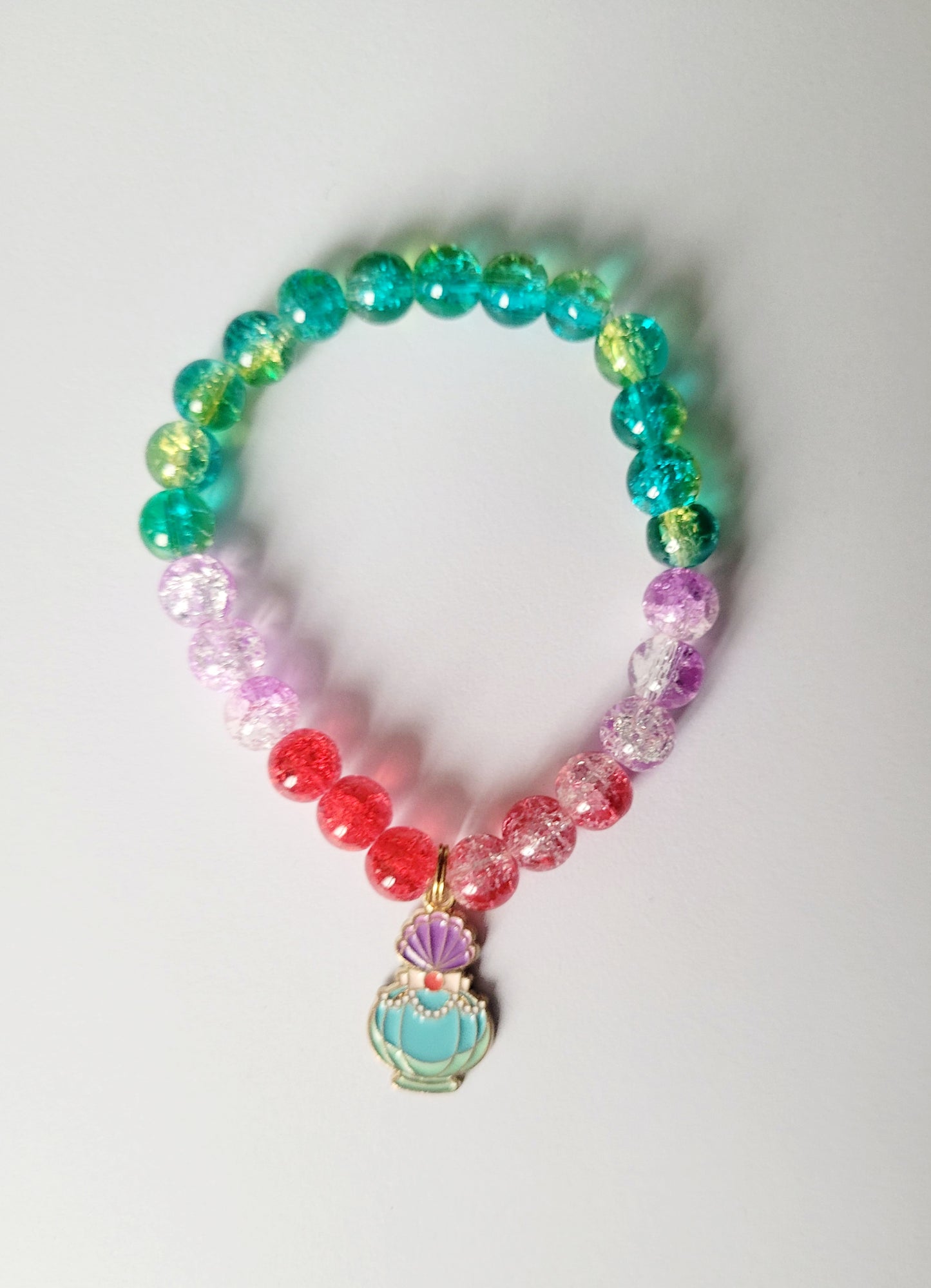 'Little Mermaid' Glass Beaded Bracelet