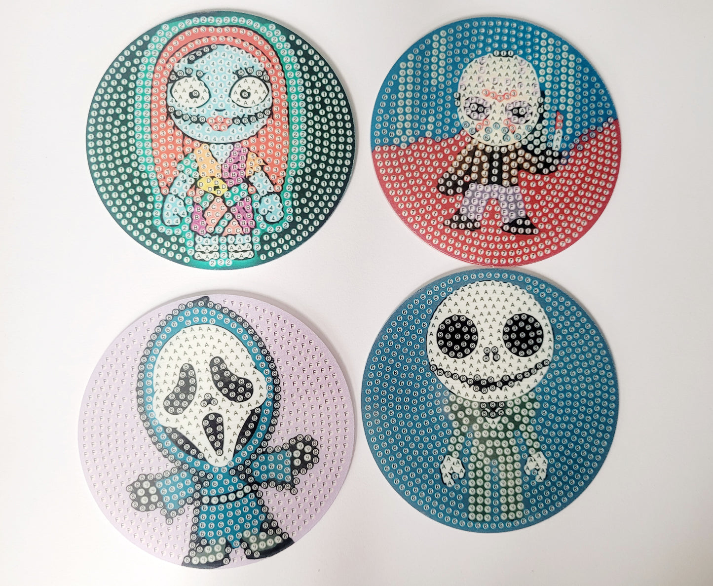 Diamond Art Horror Coaster Set Kit