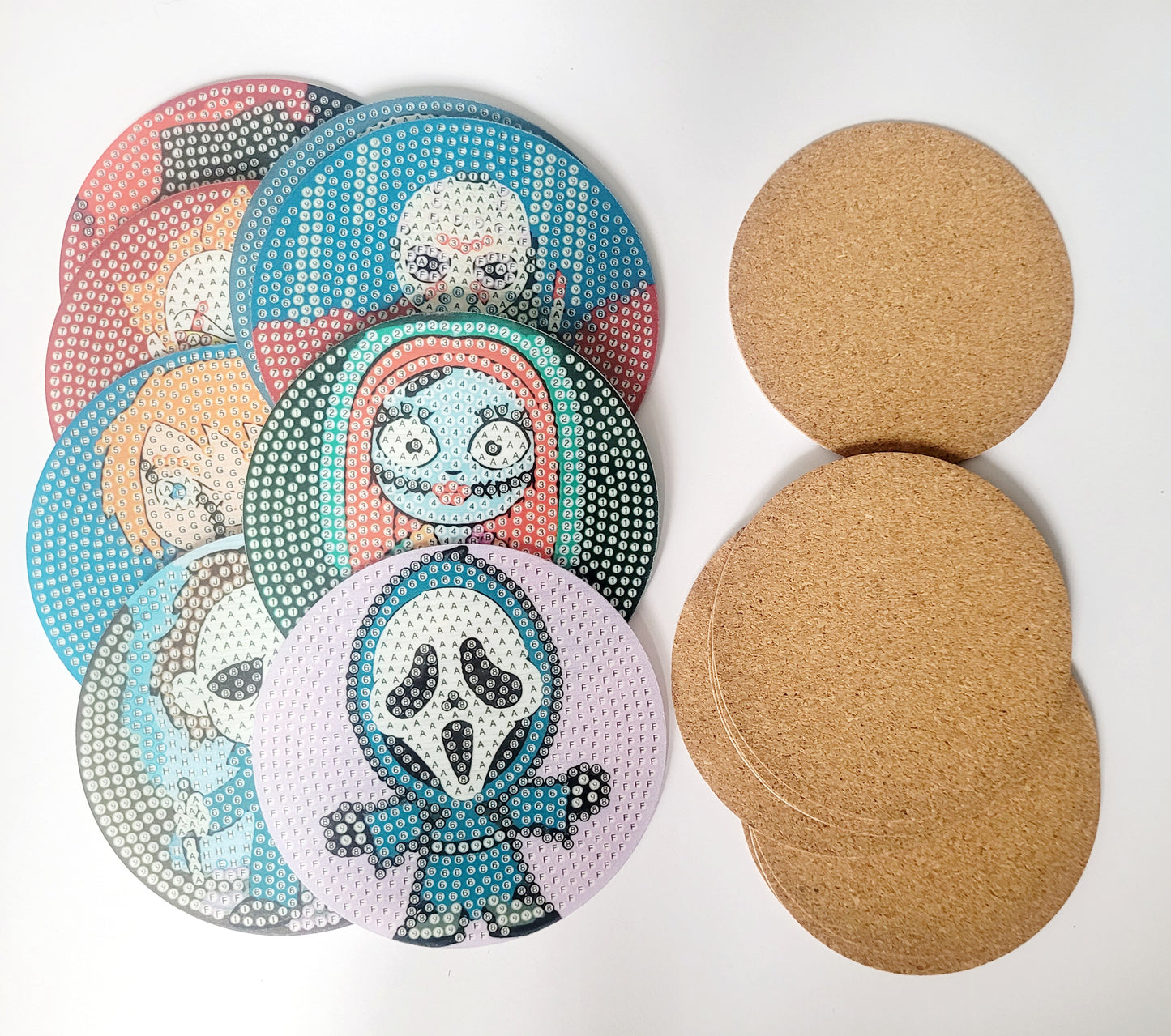 Diamond Art Horror Coaster Set Kit
