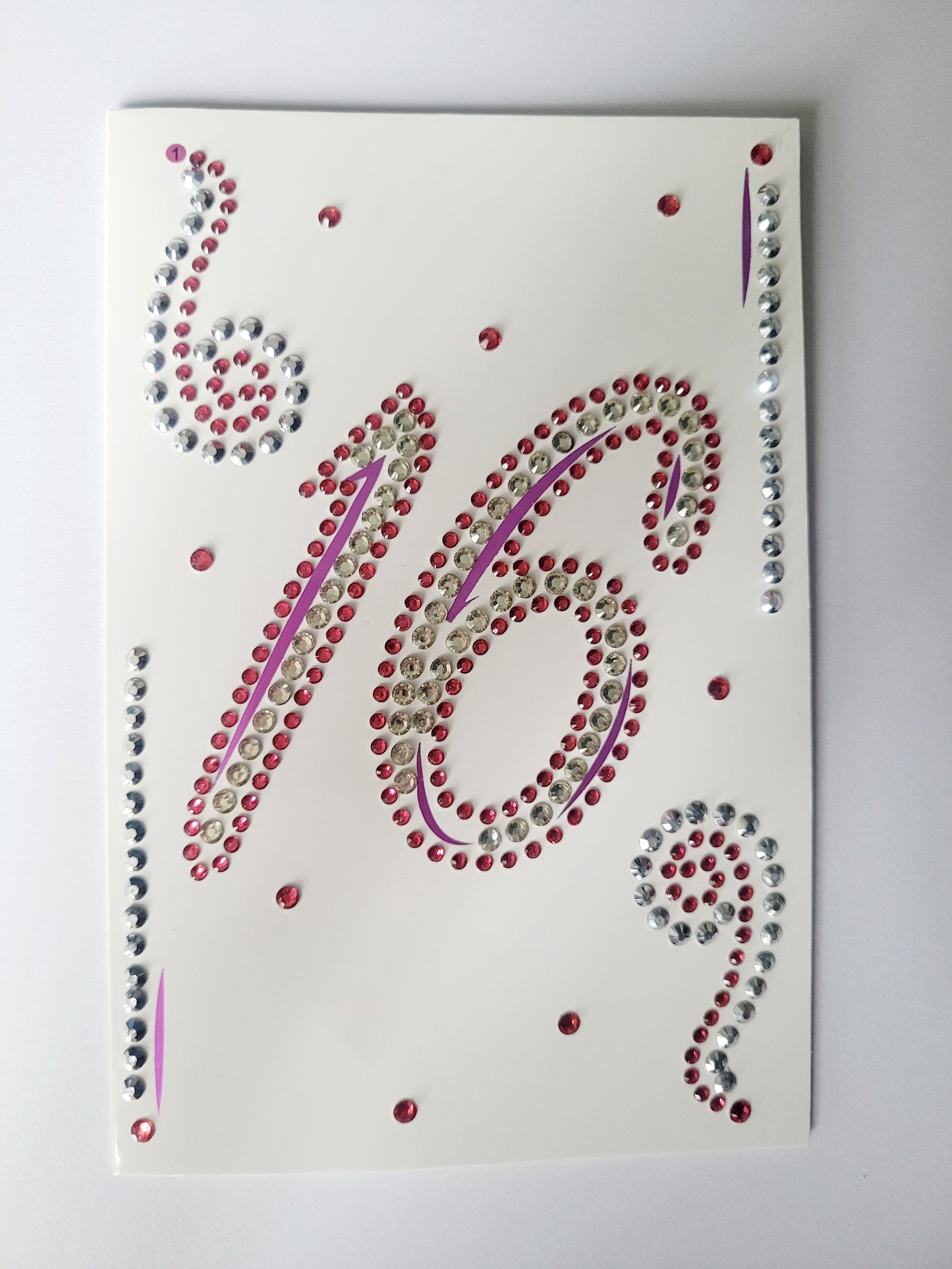 Diamond Art '16' Card