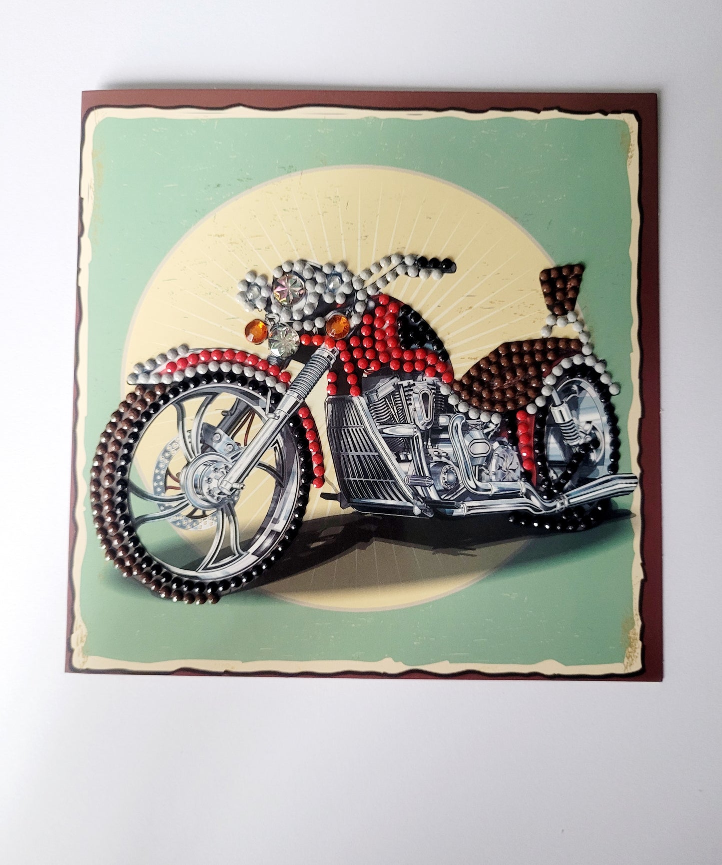 Diamond Art 'Bike' Card