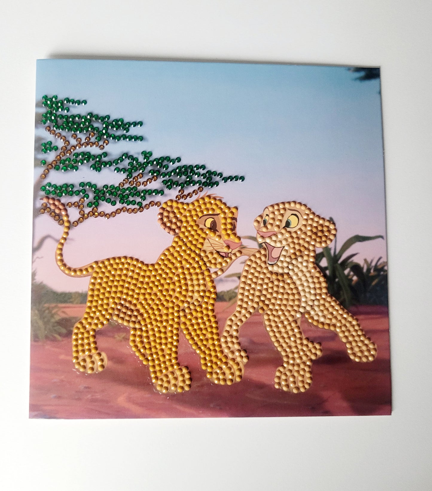 Diamond Art 'Lion King' Card