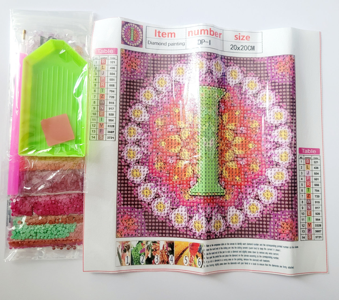 Diamond Art 'Initial I' Kit