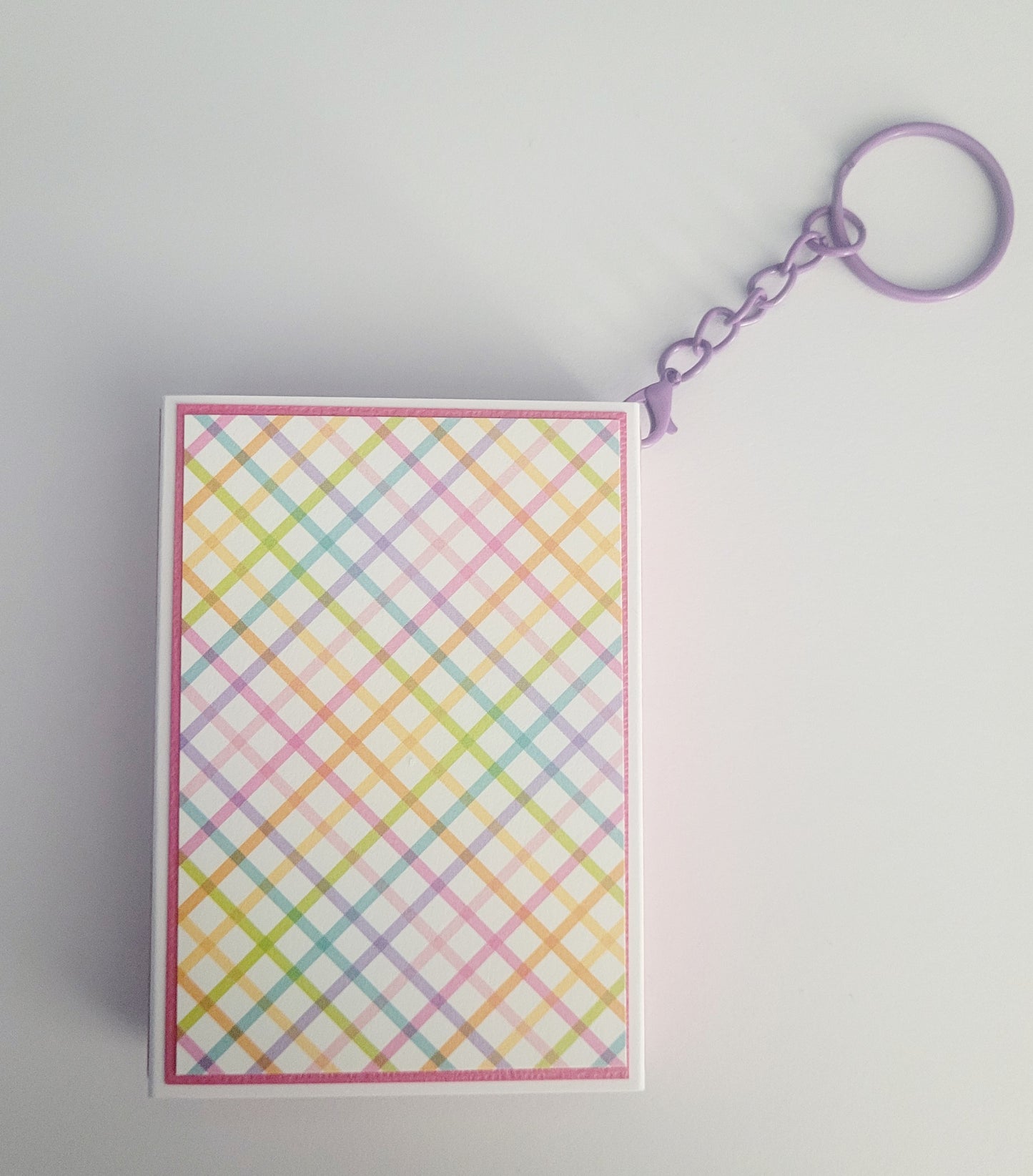 Handmade Keyring Photo Album - Fairy Garden