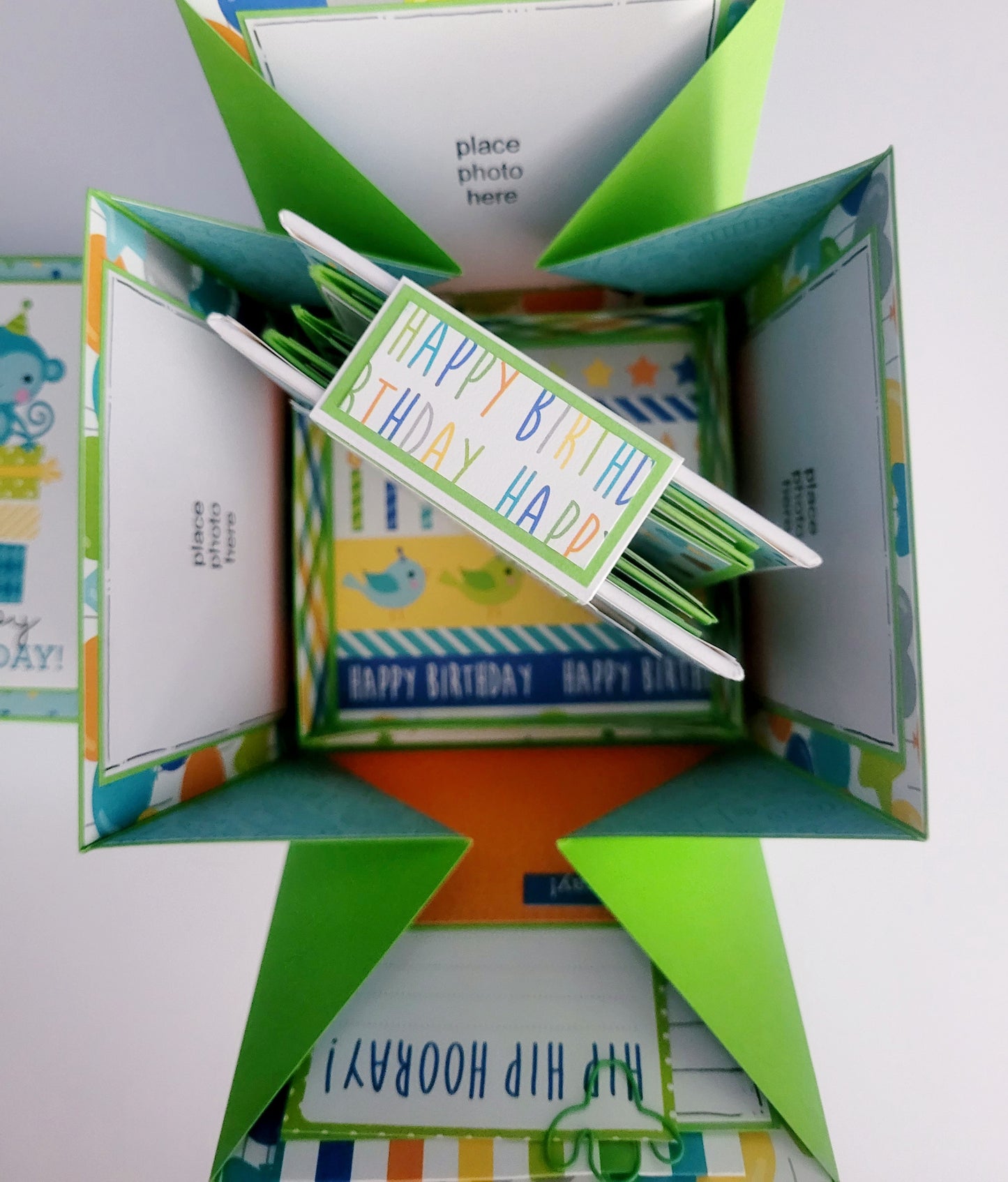 Handmade Explosion Squash Album - Birthday