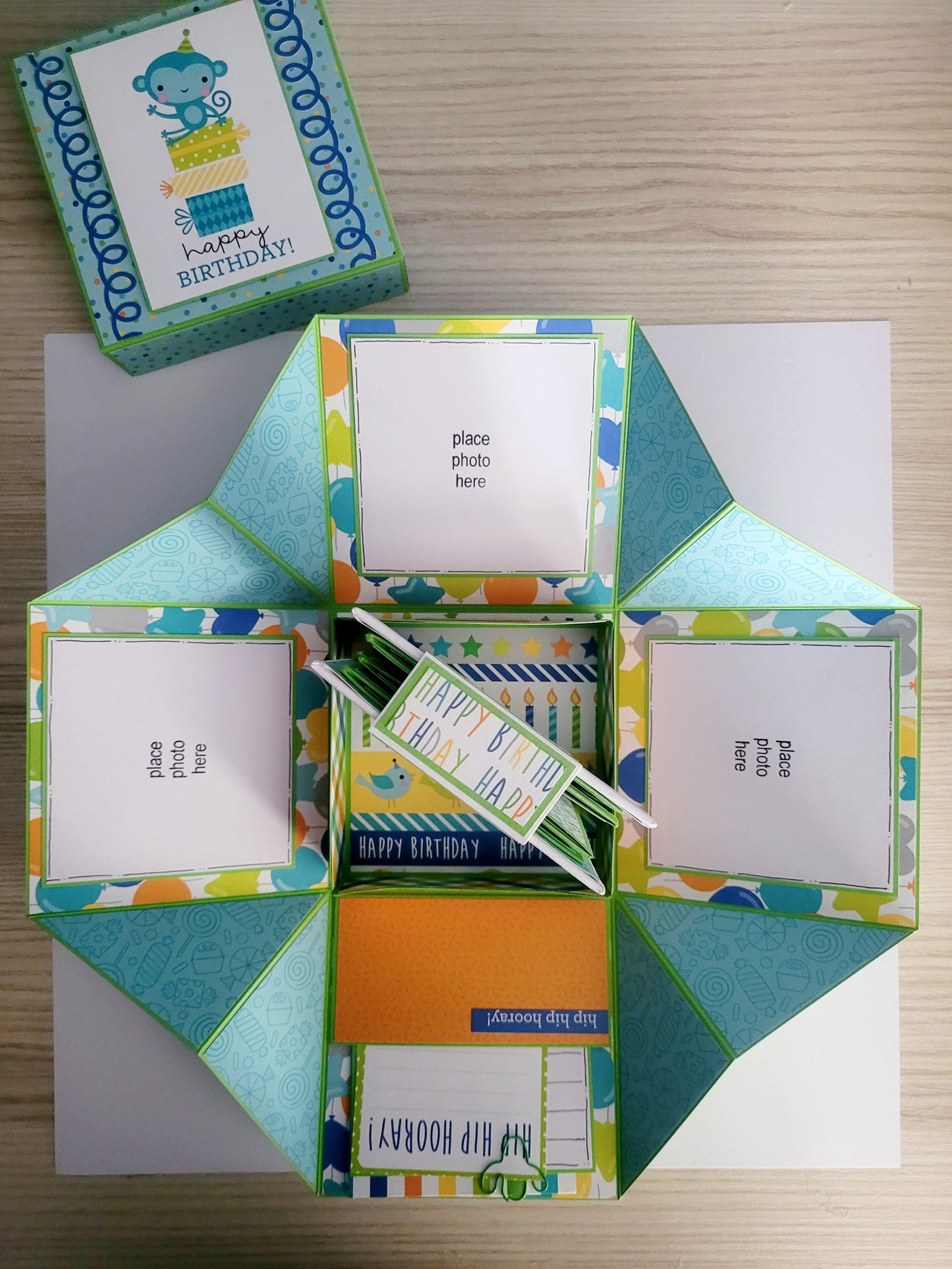 Handmade Explosion Squash Album - Birthday