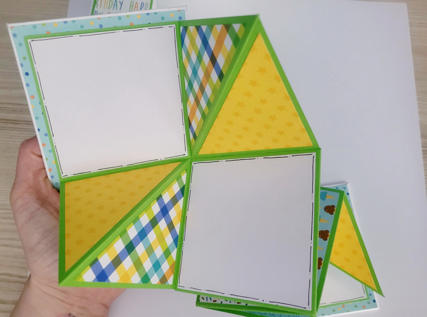 Handmade Explosion Squash Album - Birthday