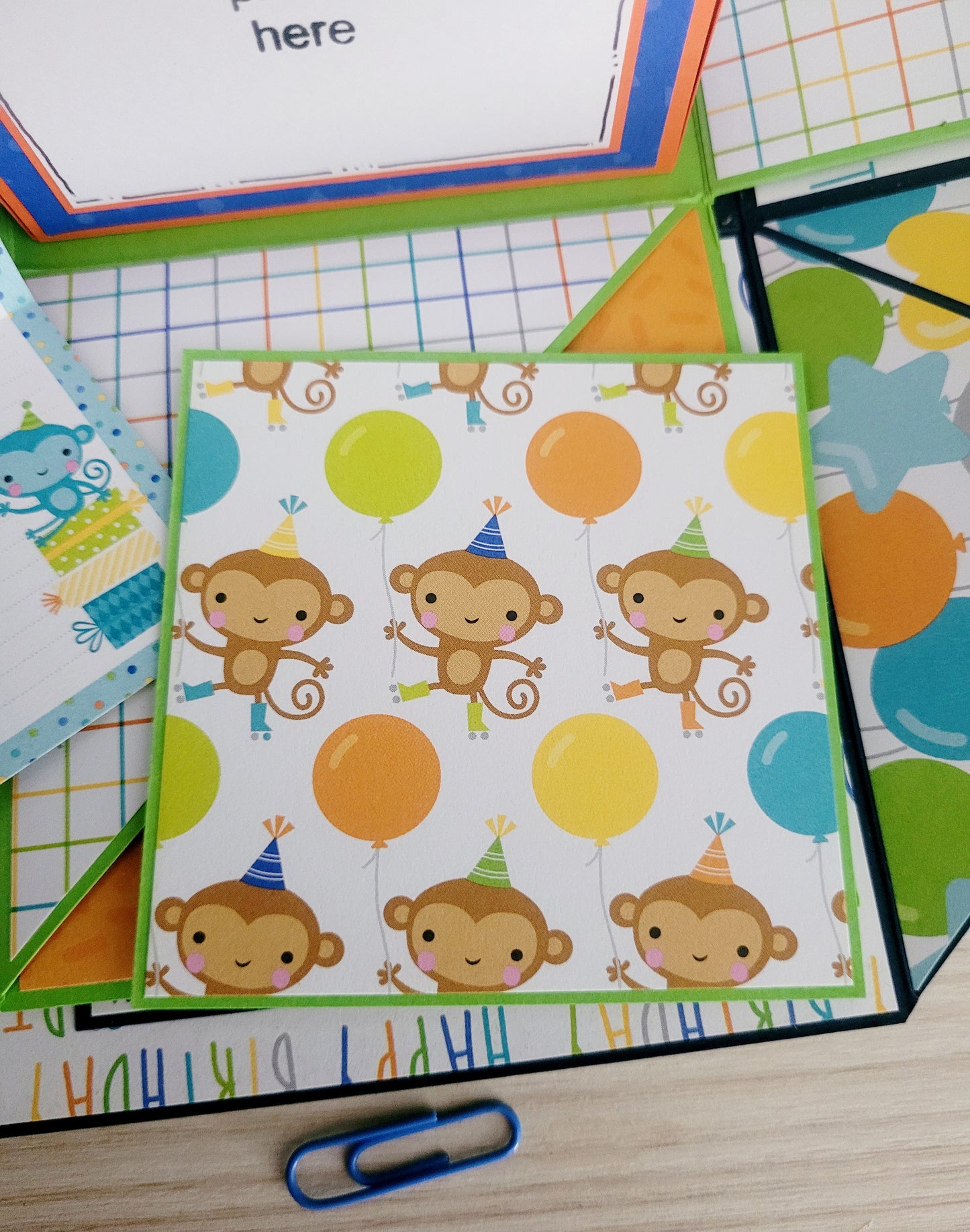 Handmade Explosion Box Album - Birthday
