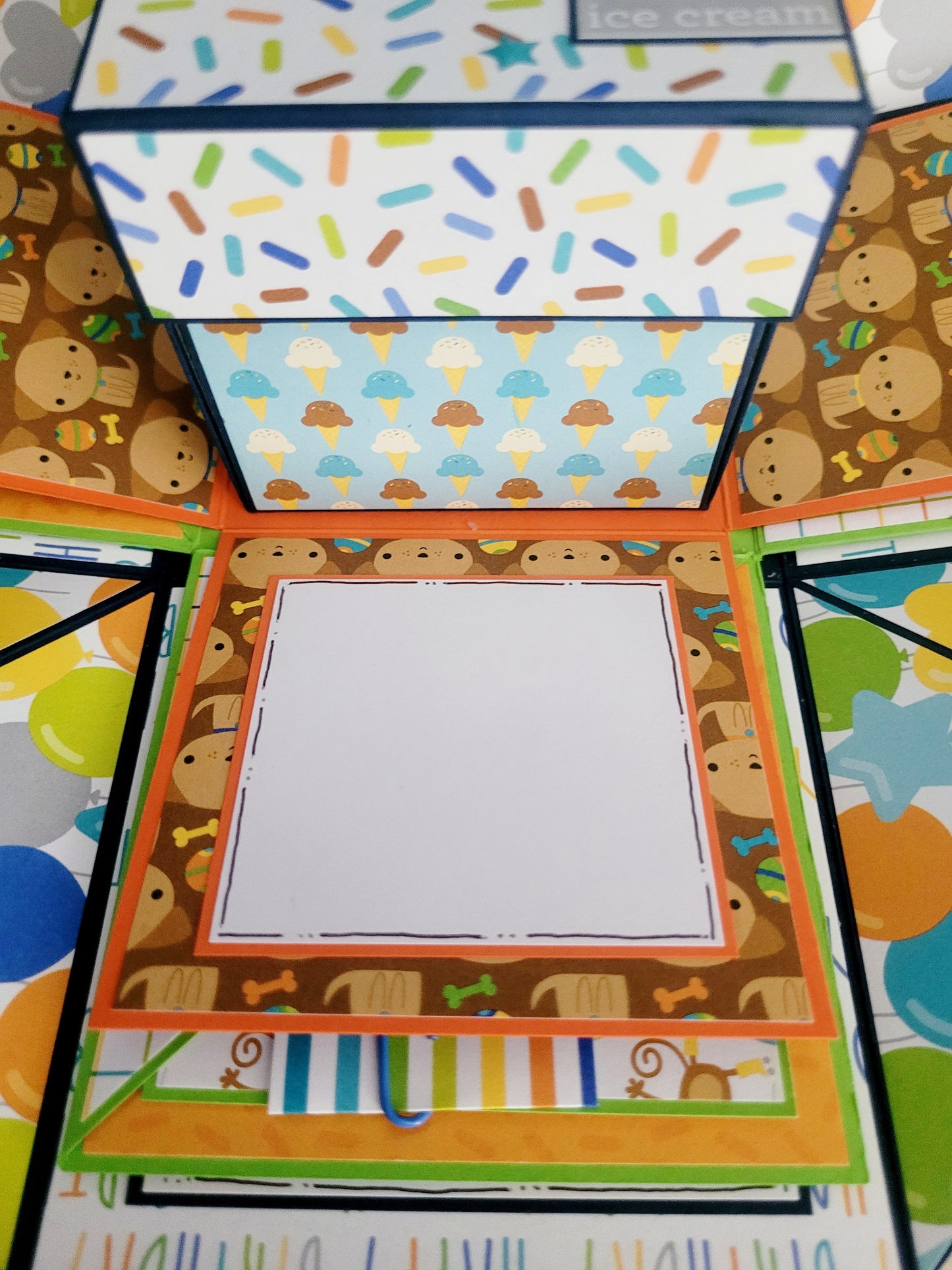 Handmade Explosion Box Album - Birthday