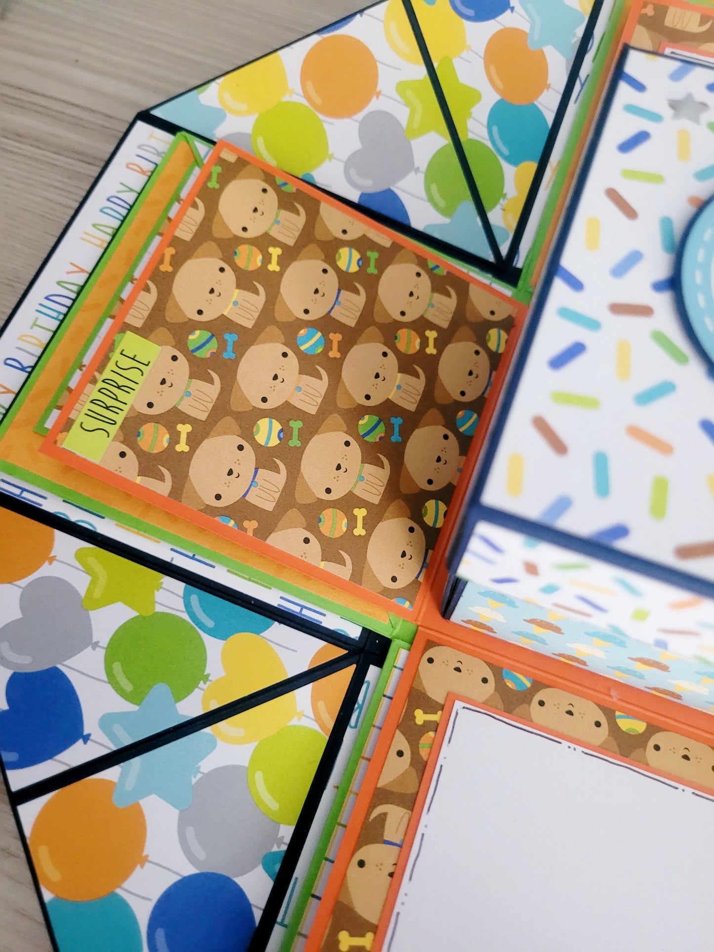 Handmade Explosion Box Album - Birthday