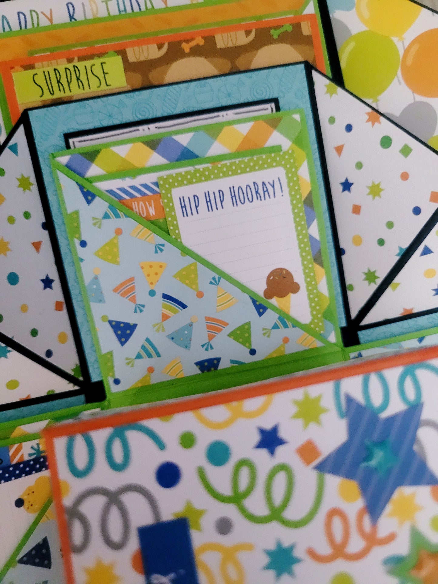 Handmade Explosion Box Album - Birthday