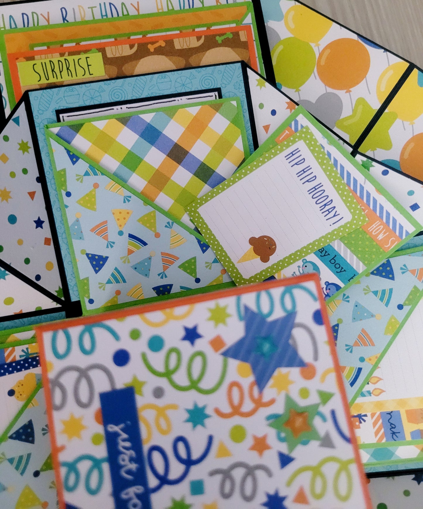 Handmade Explosion Box Album - Birthday