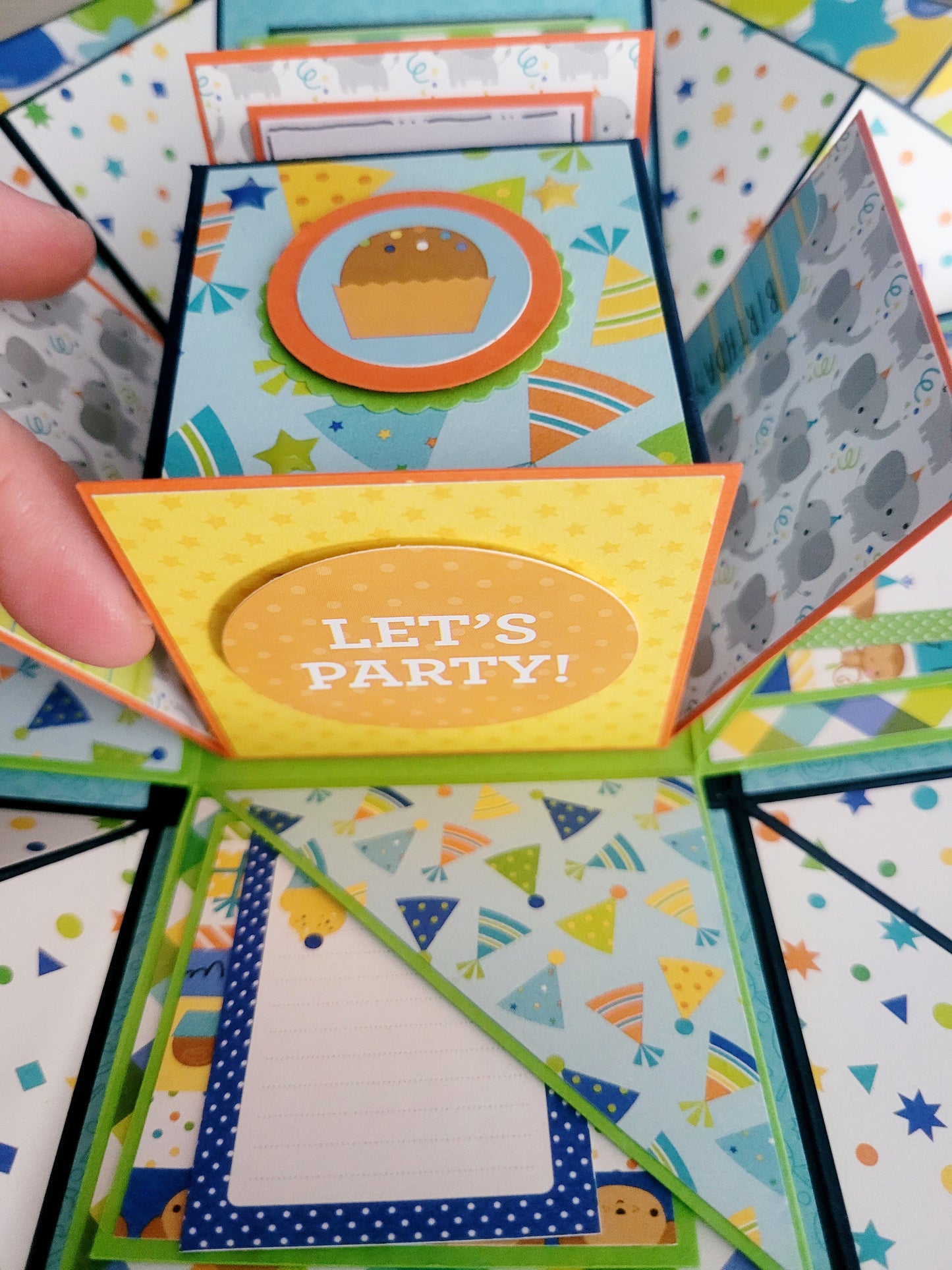 Handmade Explosion Box Album - Birthday