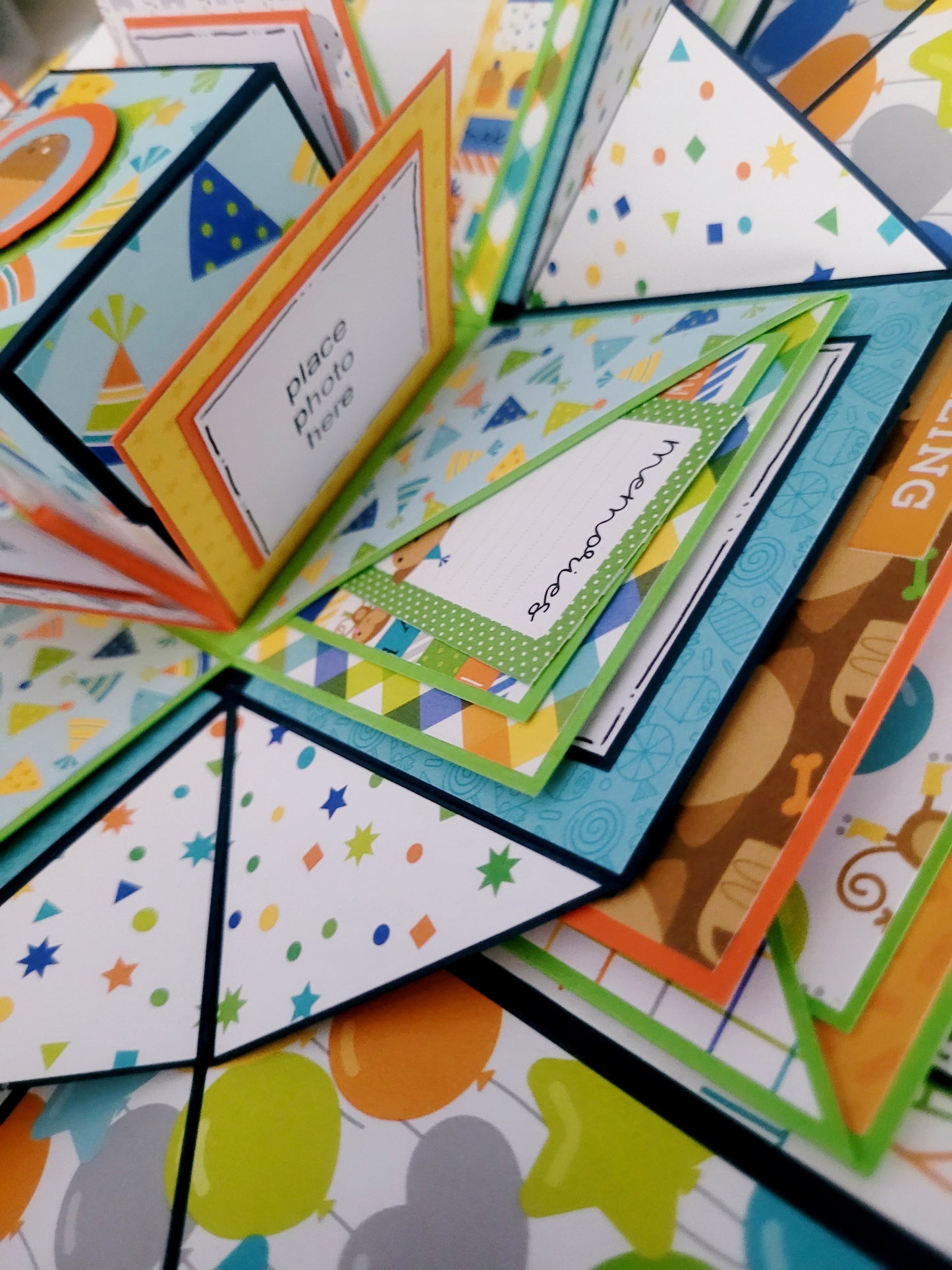 Handmade Explosion Box Album - Birthday
