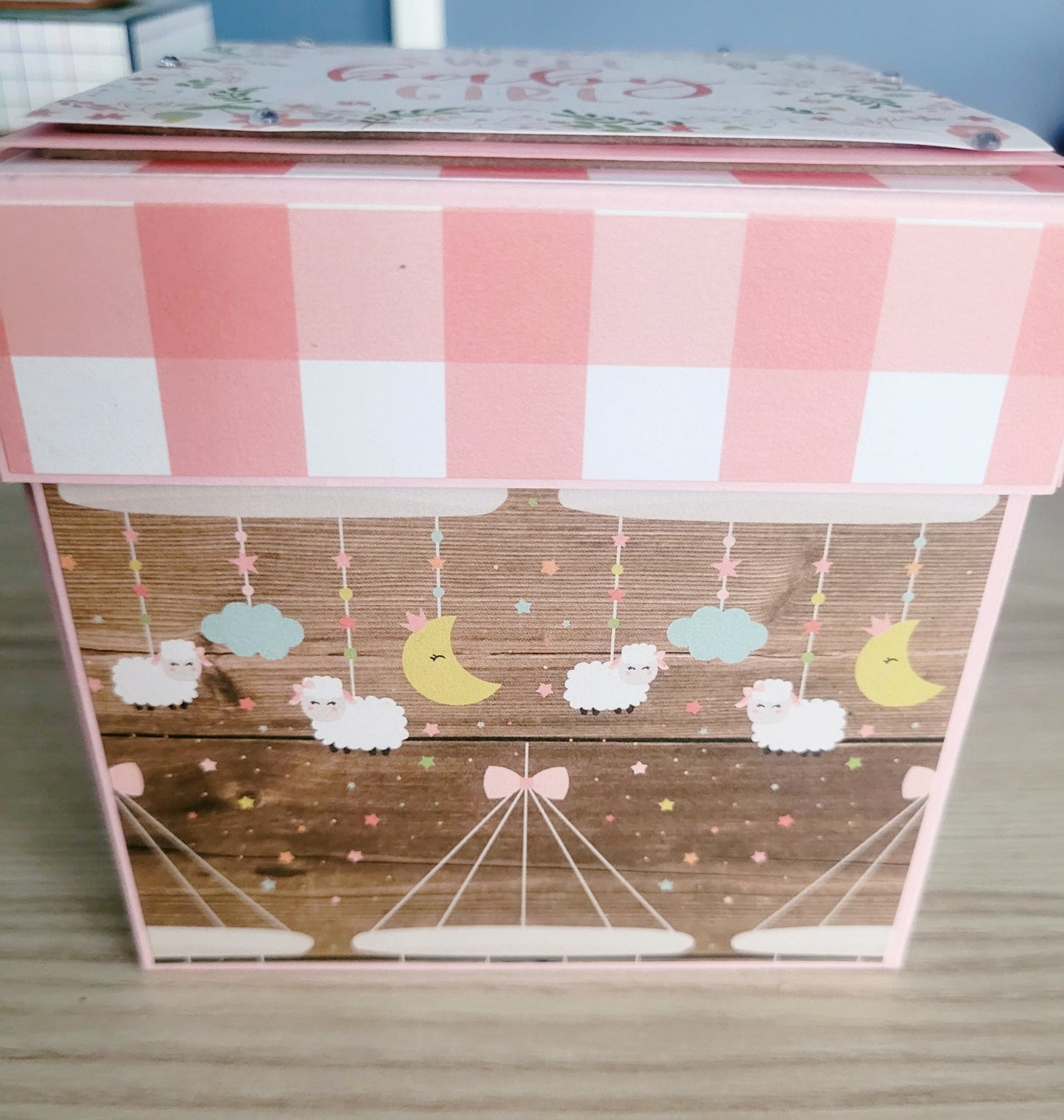 Handmade Explosion Box Album - 0-12mth Baby Girl