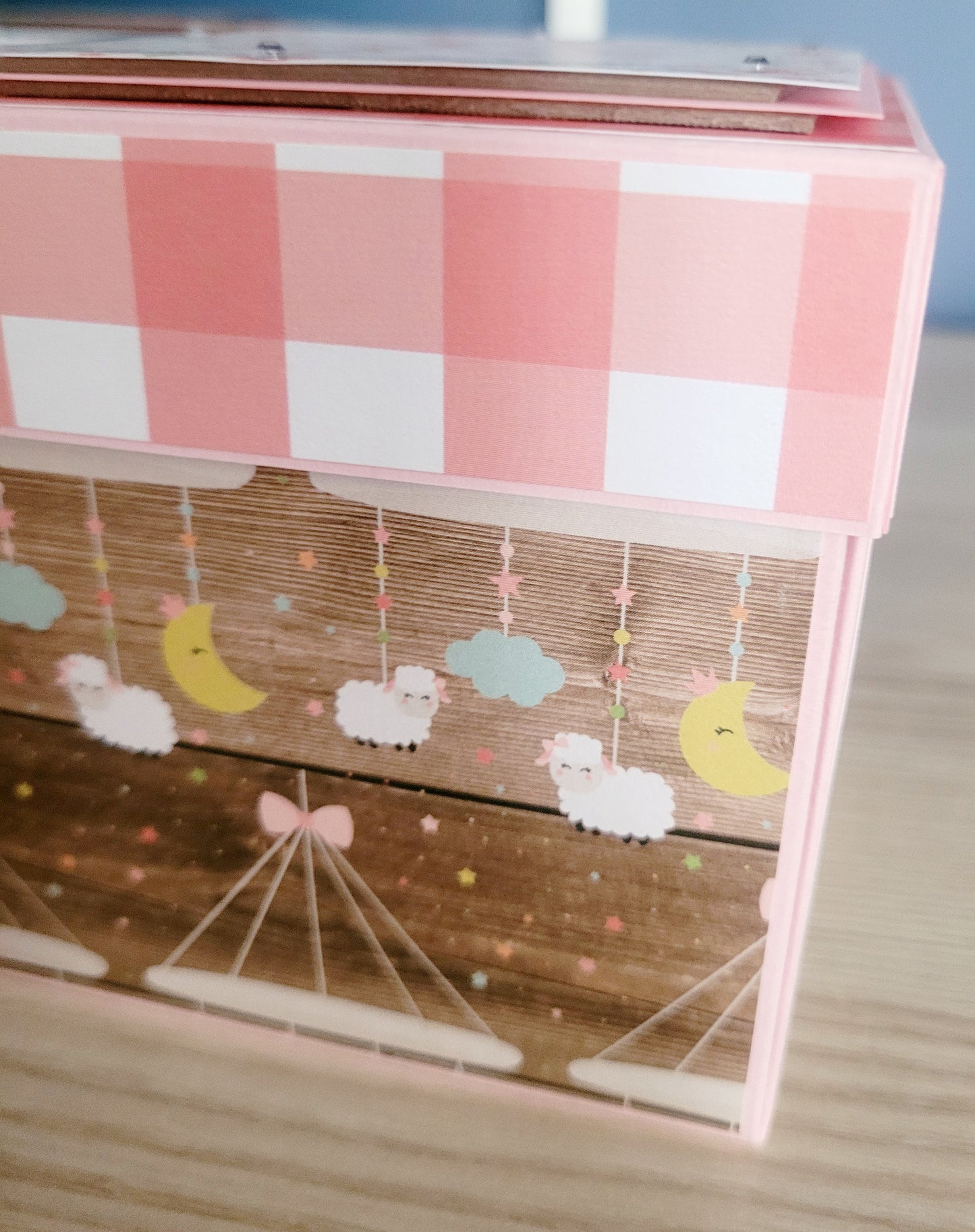 Handmade Explosion Box Album - 0-12mth Baby Girl