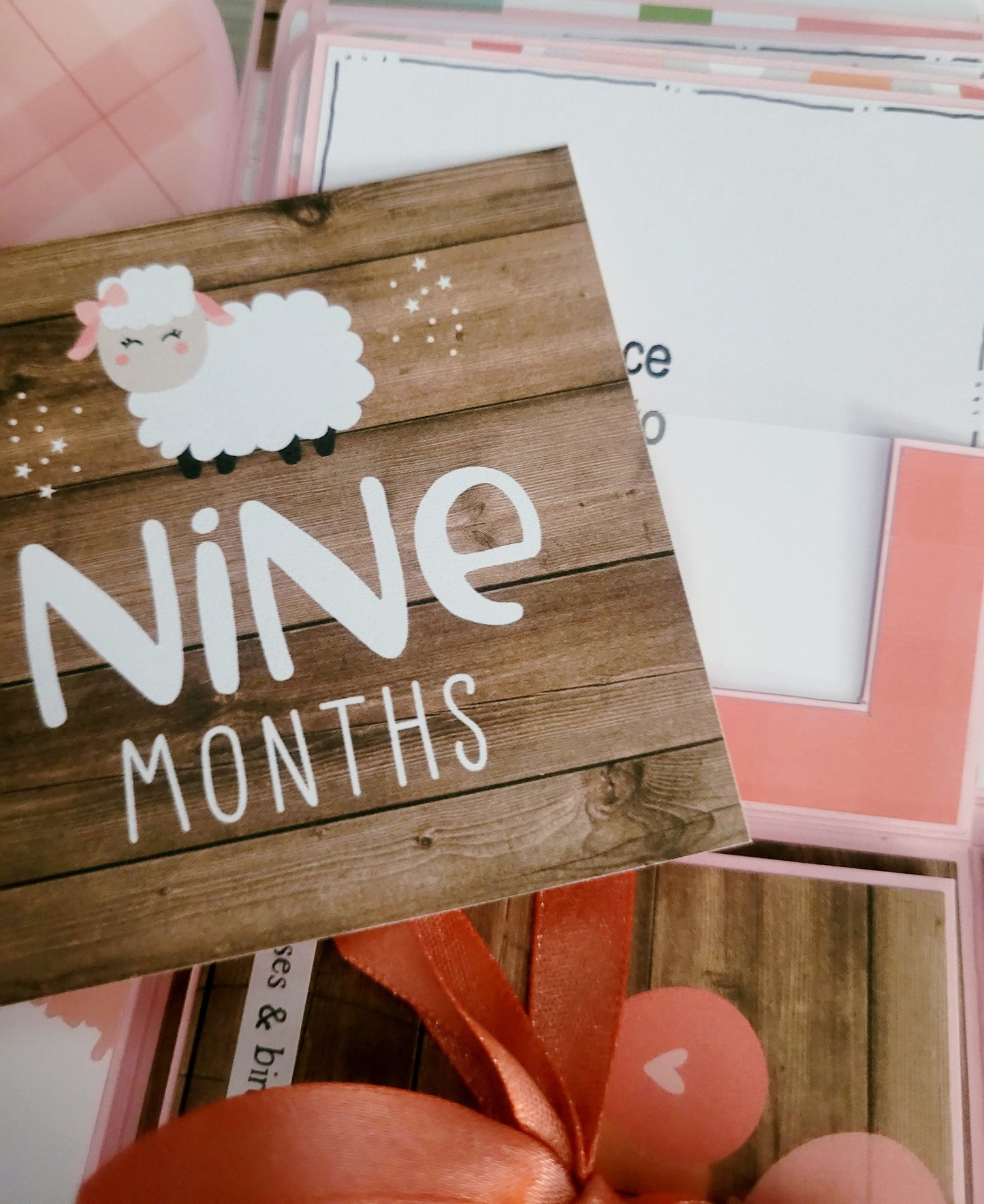Handmade Explosion Box Album - 0-12mth Baby Girl