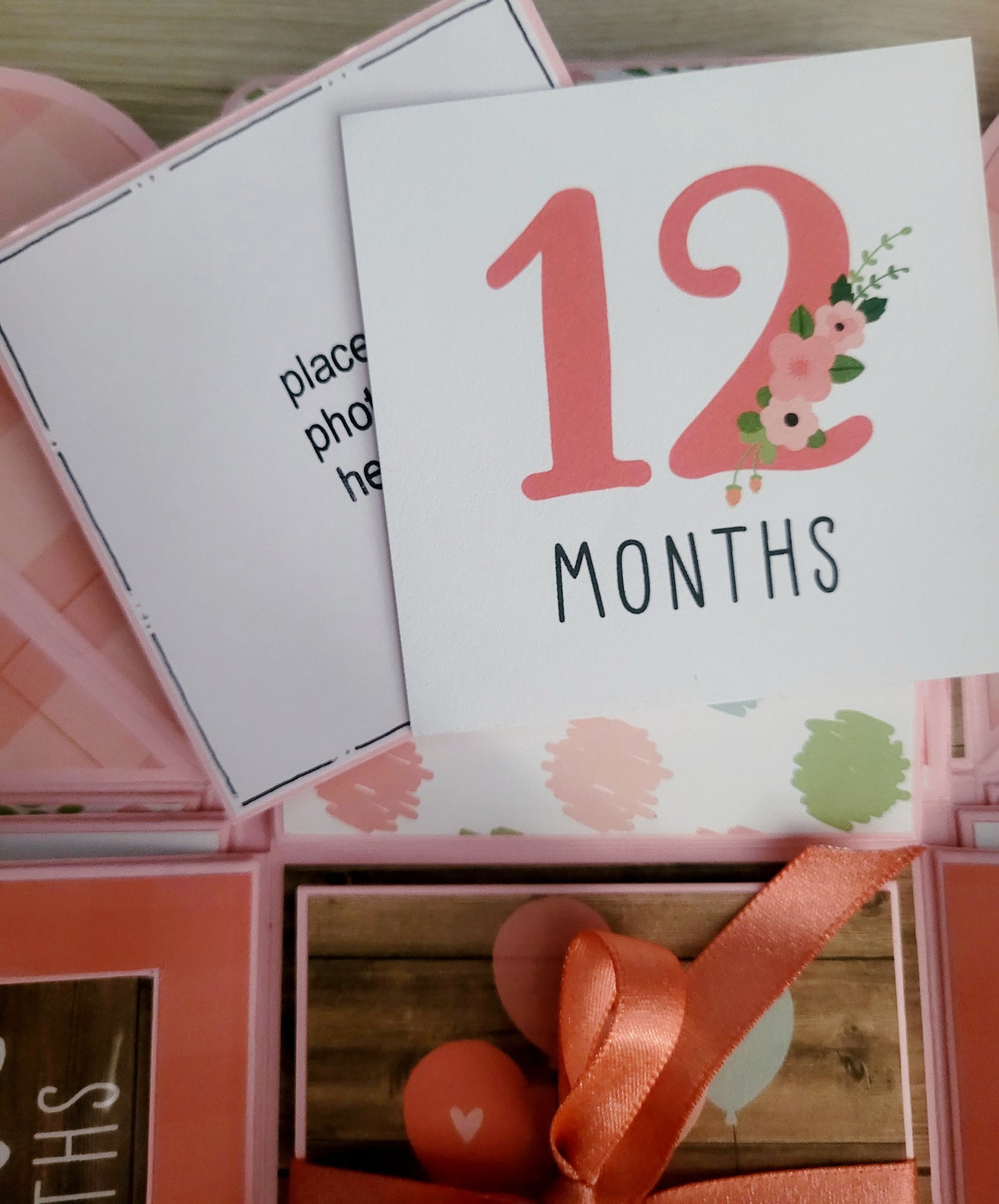 Handmade Explosion Box Album - 0-12mth Baby Girl
