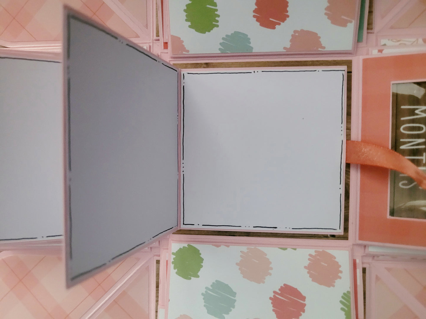 Handmade Explosion Box Album - 0-12mth Baby Girl