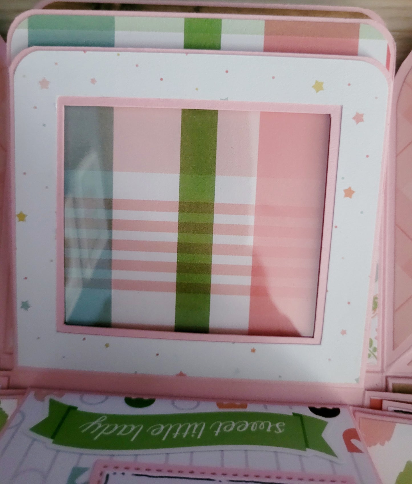 Handmade Explosion Box Album - 0-12mth Baby Girl