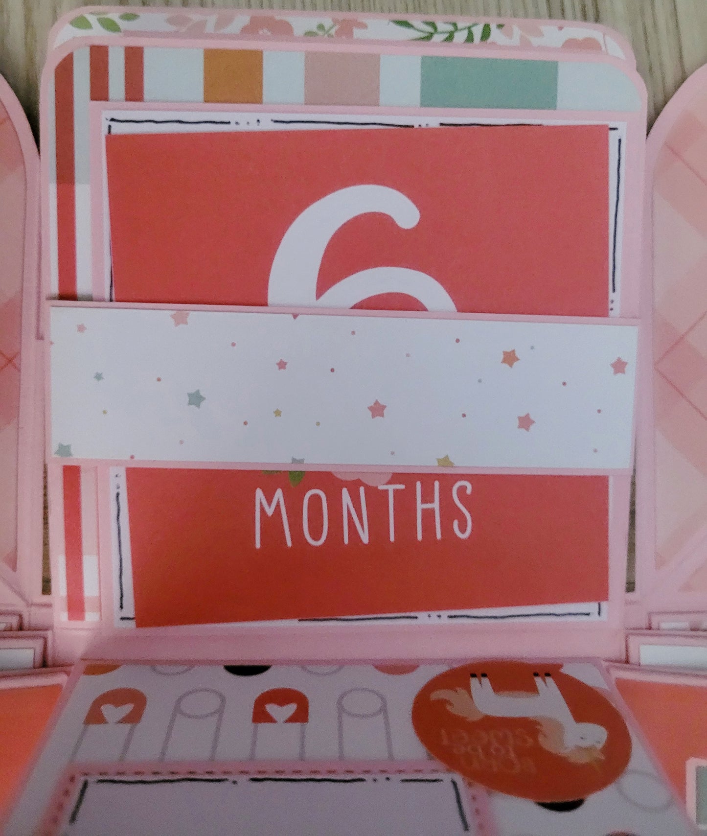 Handmade Explosion Box Album - 0-12mth Baby Girl