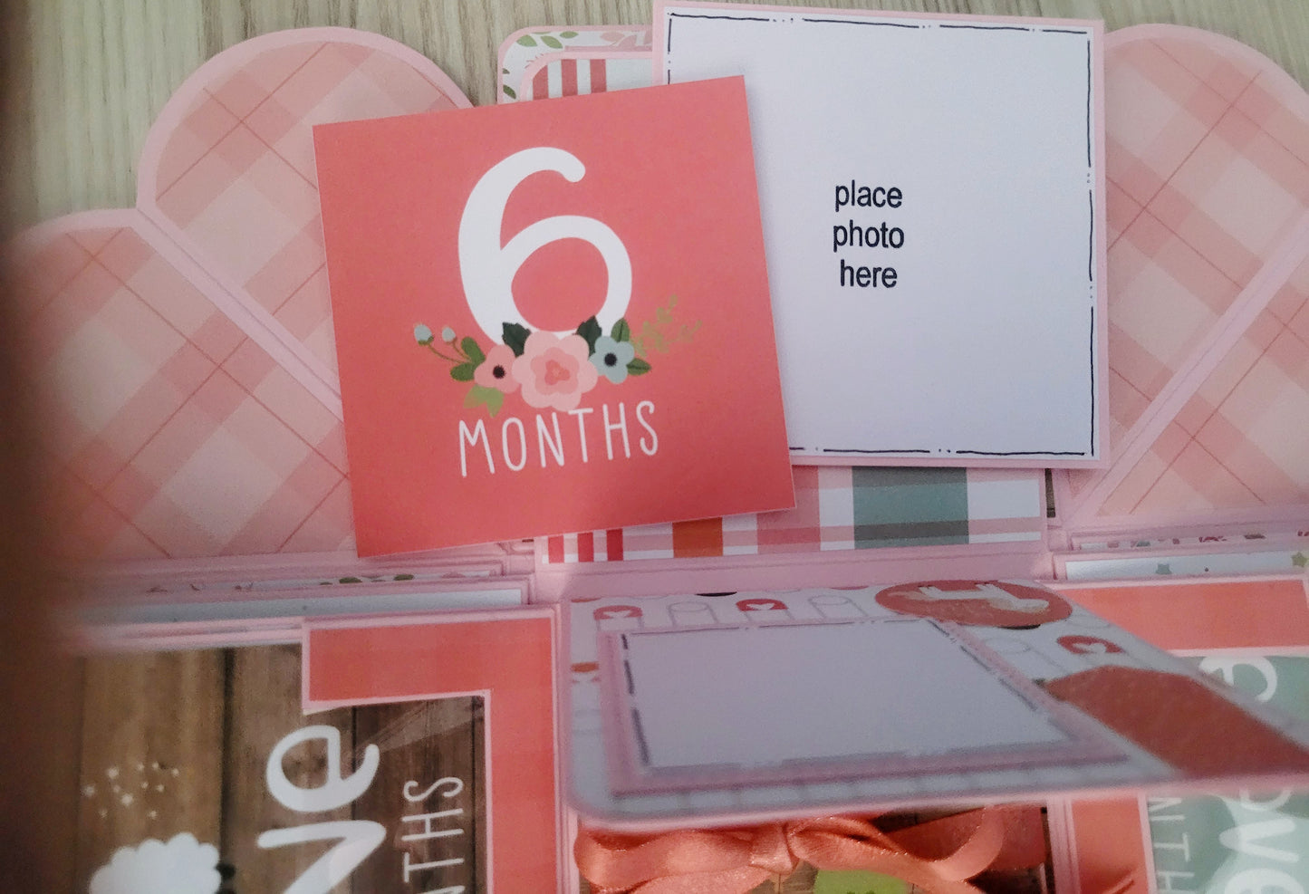 Handmade Explosion Box Album - 0-12mth Baby Girl
