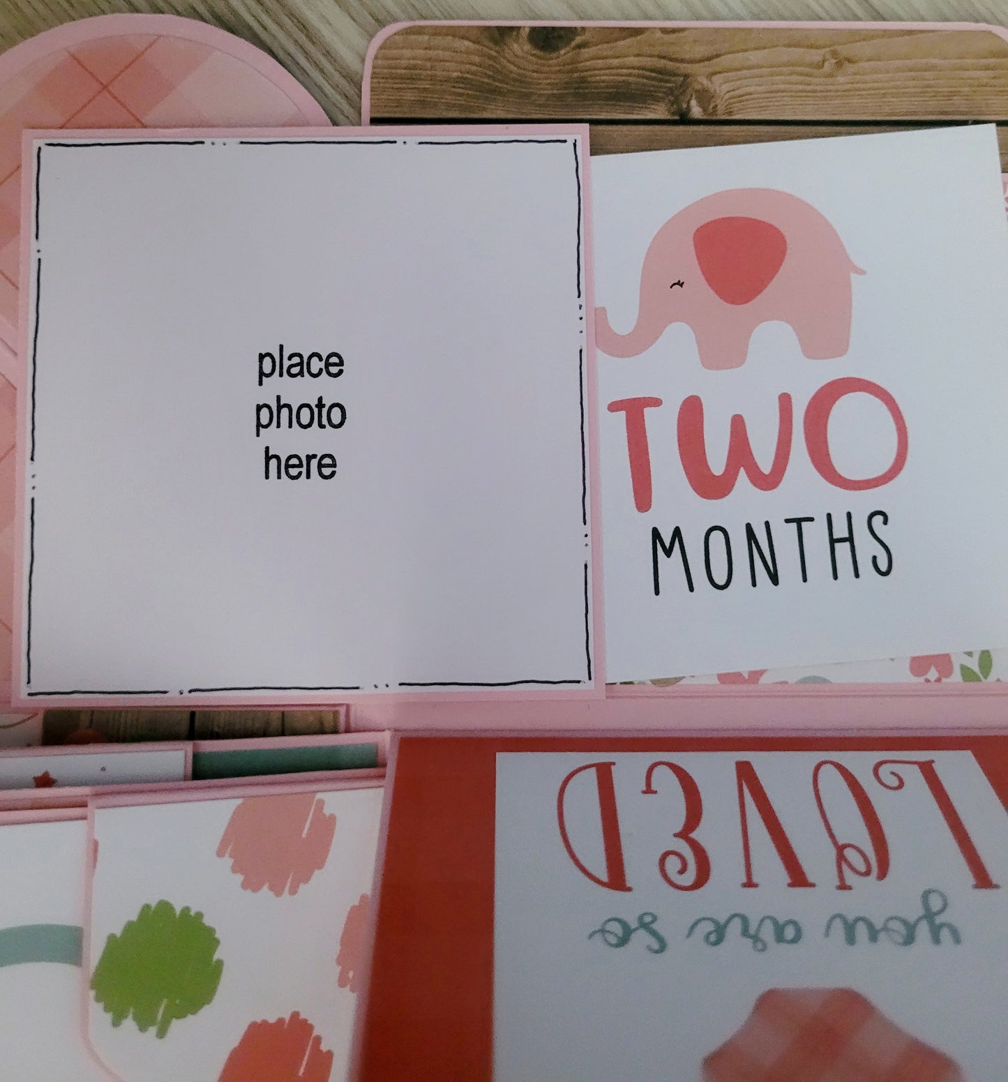 Handmade Explosion Box Album - 0-12mth Baby Girl
