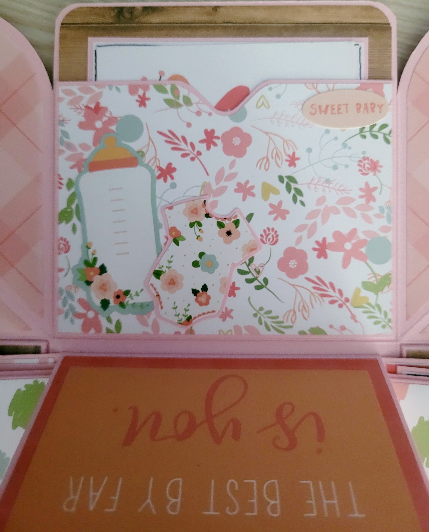Handmade Explosion Box Album - 0-12mth Baby Girl