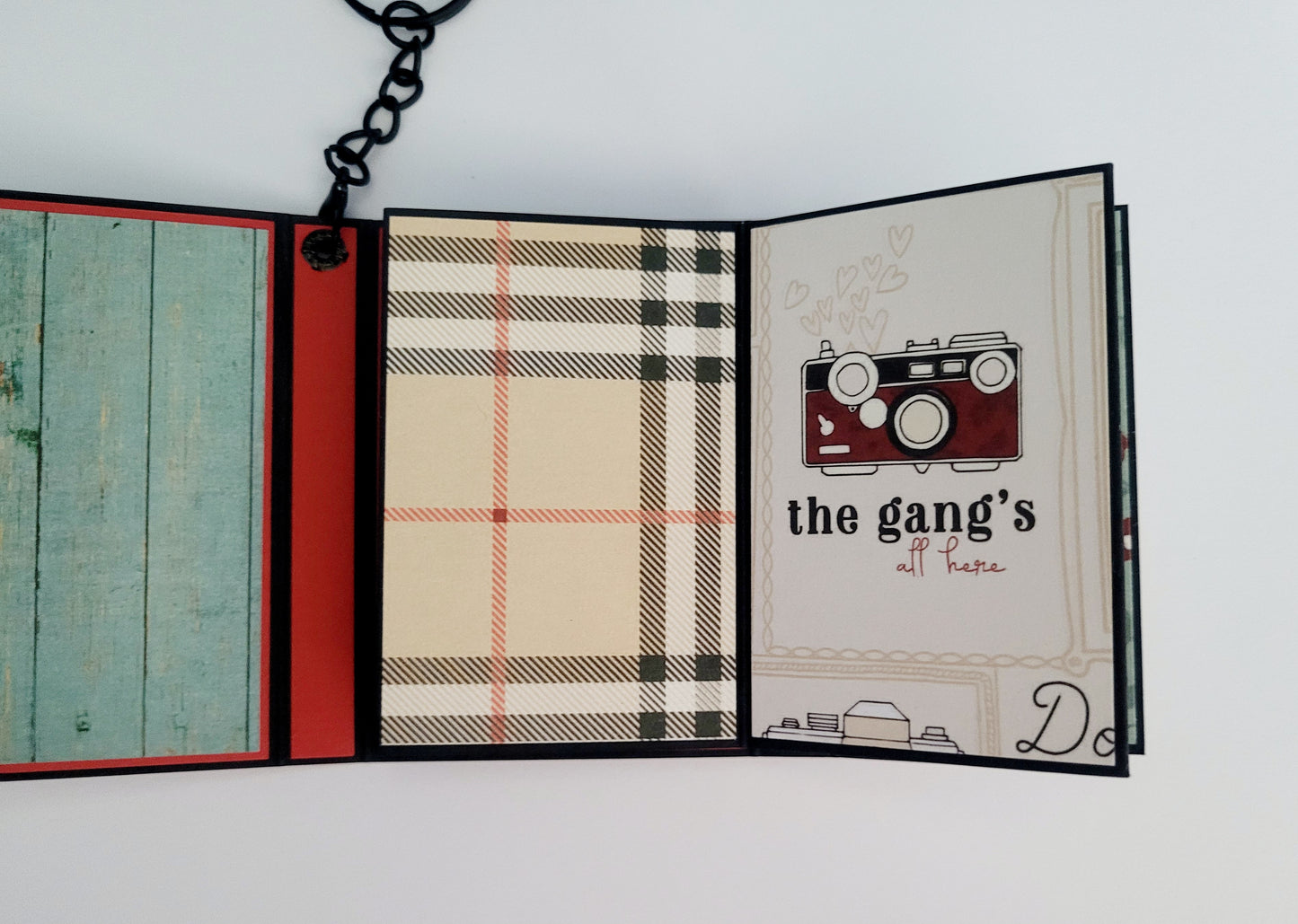 Handmade Photo Album Keyring - Best Friends