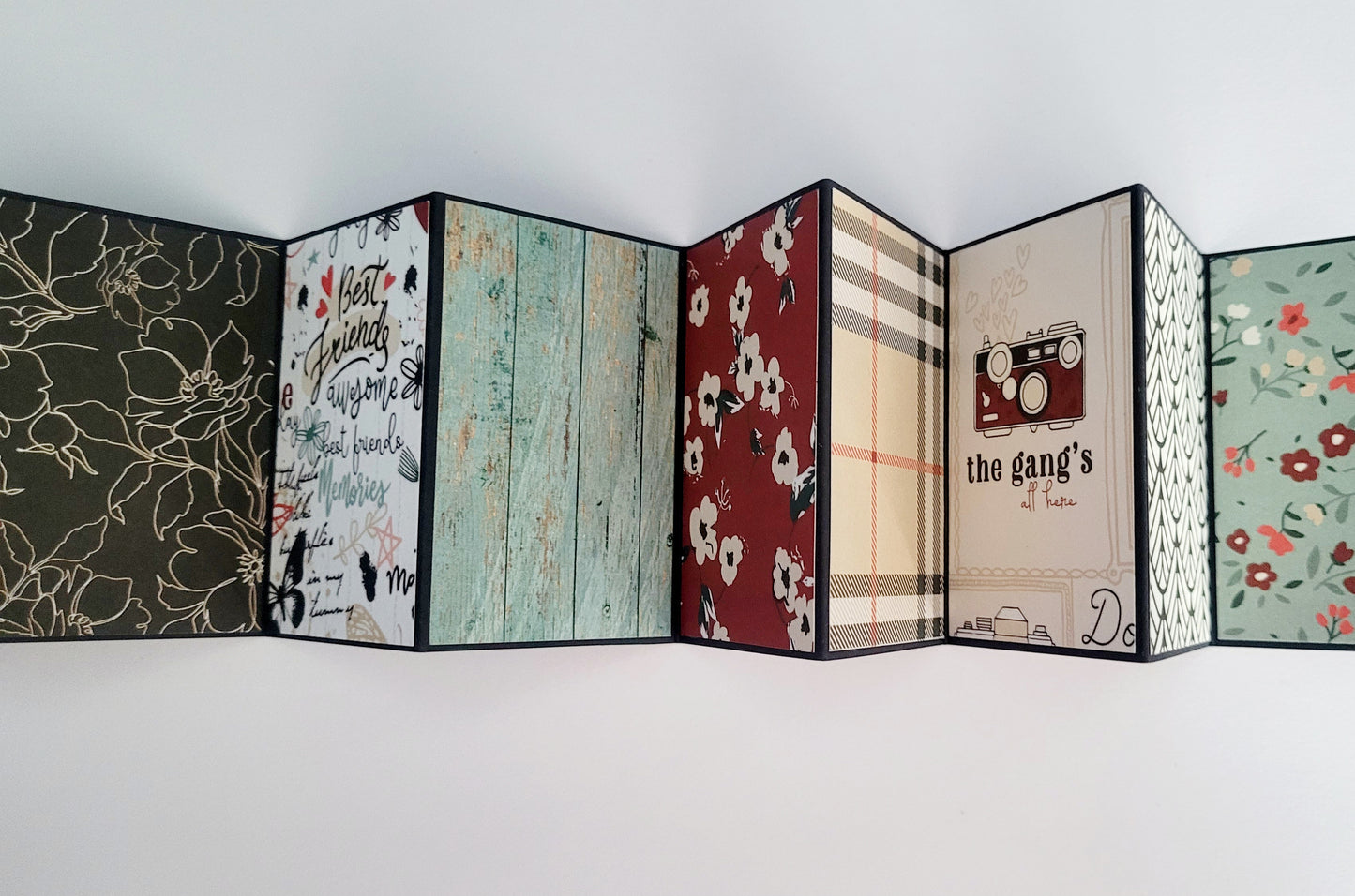 Handmade Photo Album Keyring - Best Friends