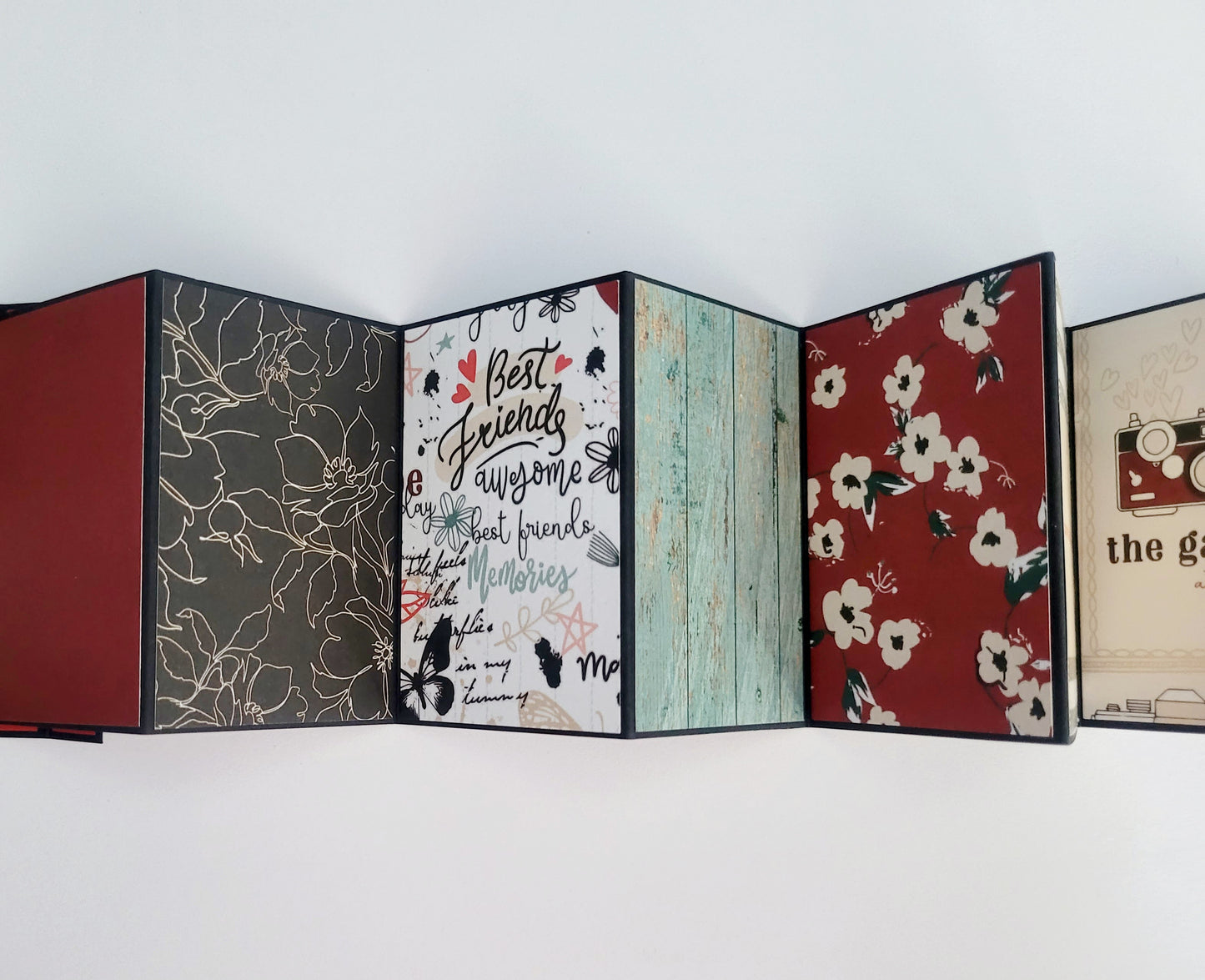 Handmade Photo Album Keyring - Best Friends