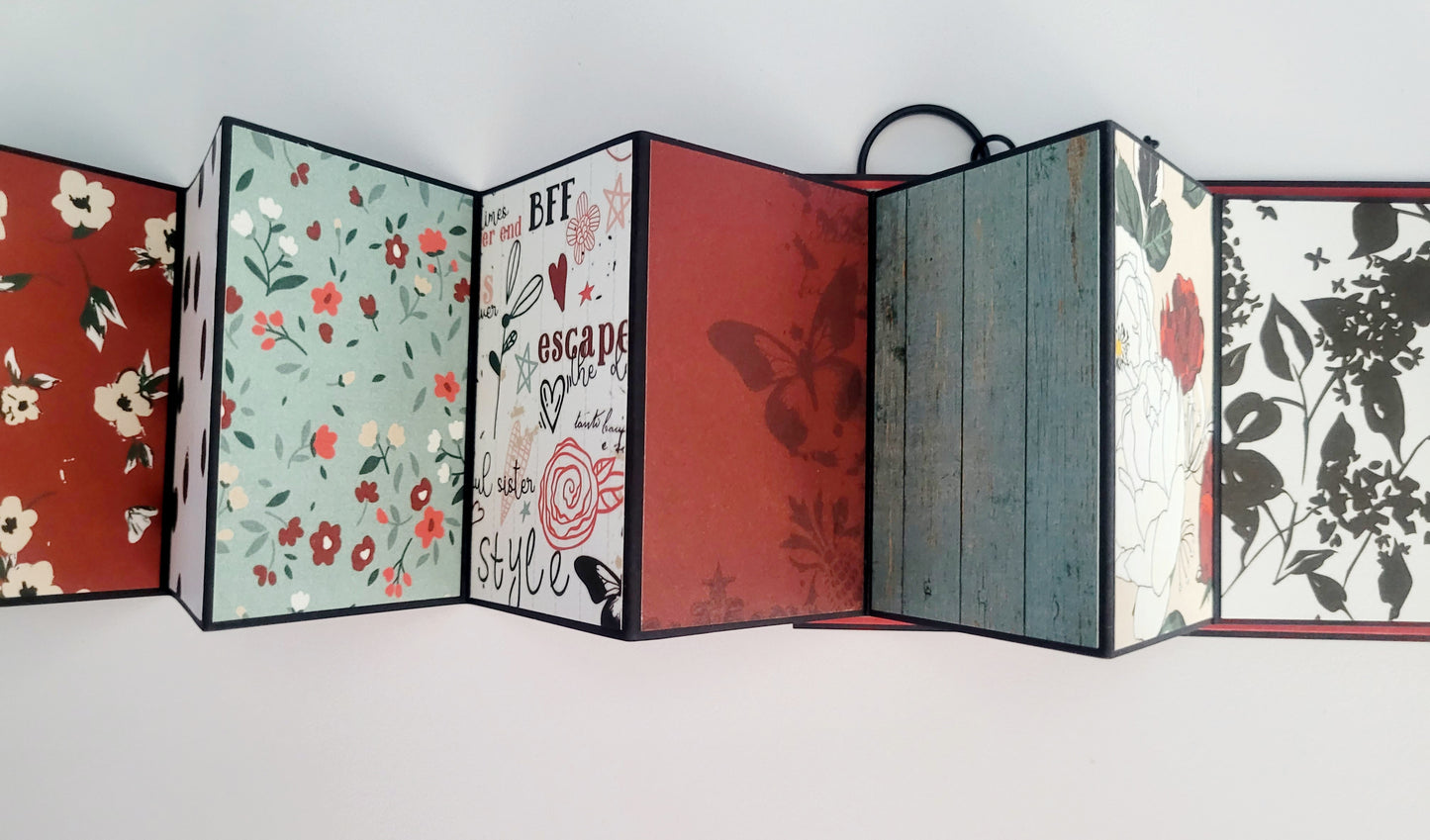 Handmade Photo Album Keyring - Best Friends