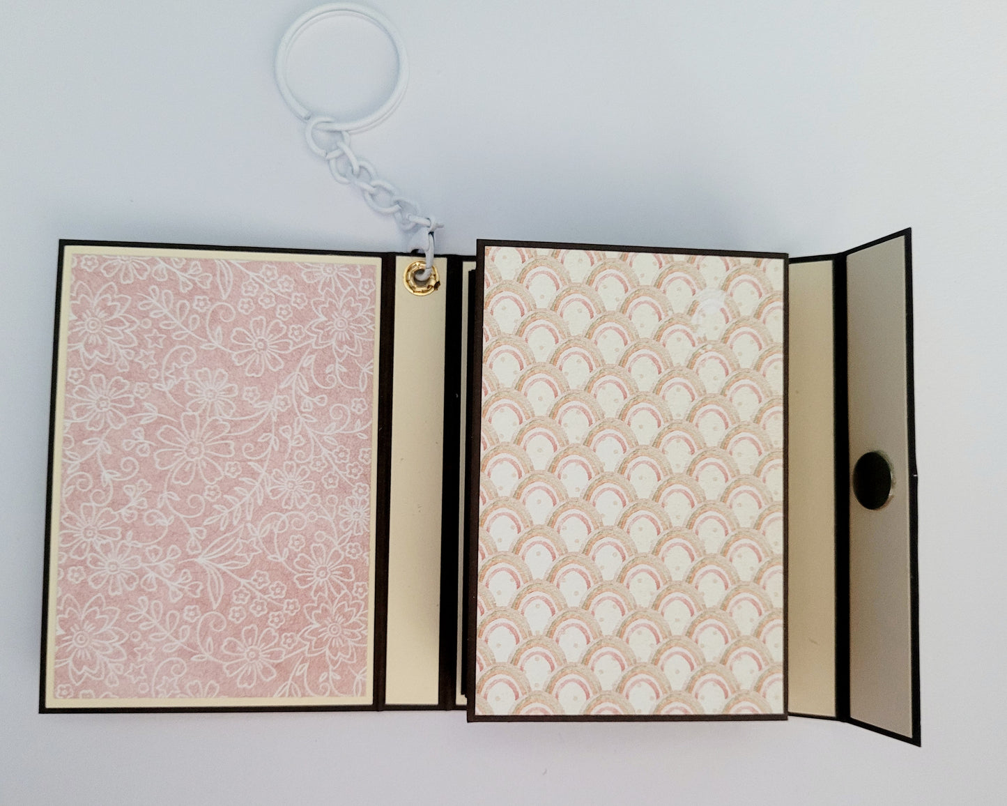 Handmade Photo Album Keyring - Little One
