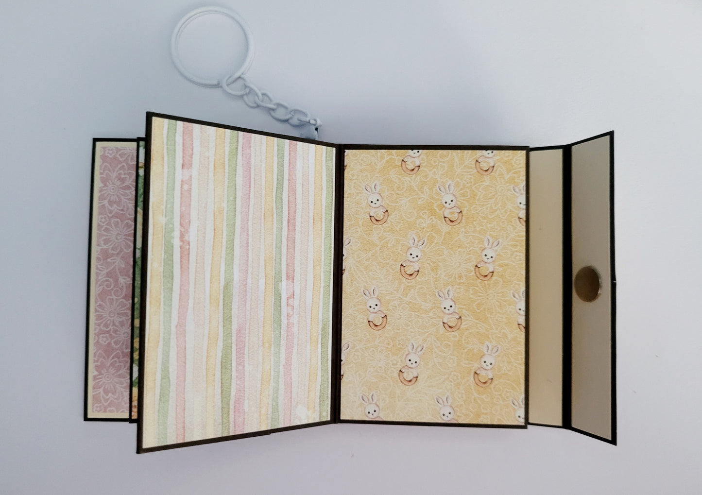Handmade Photo Album Keyring - Little One