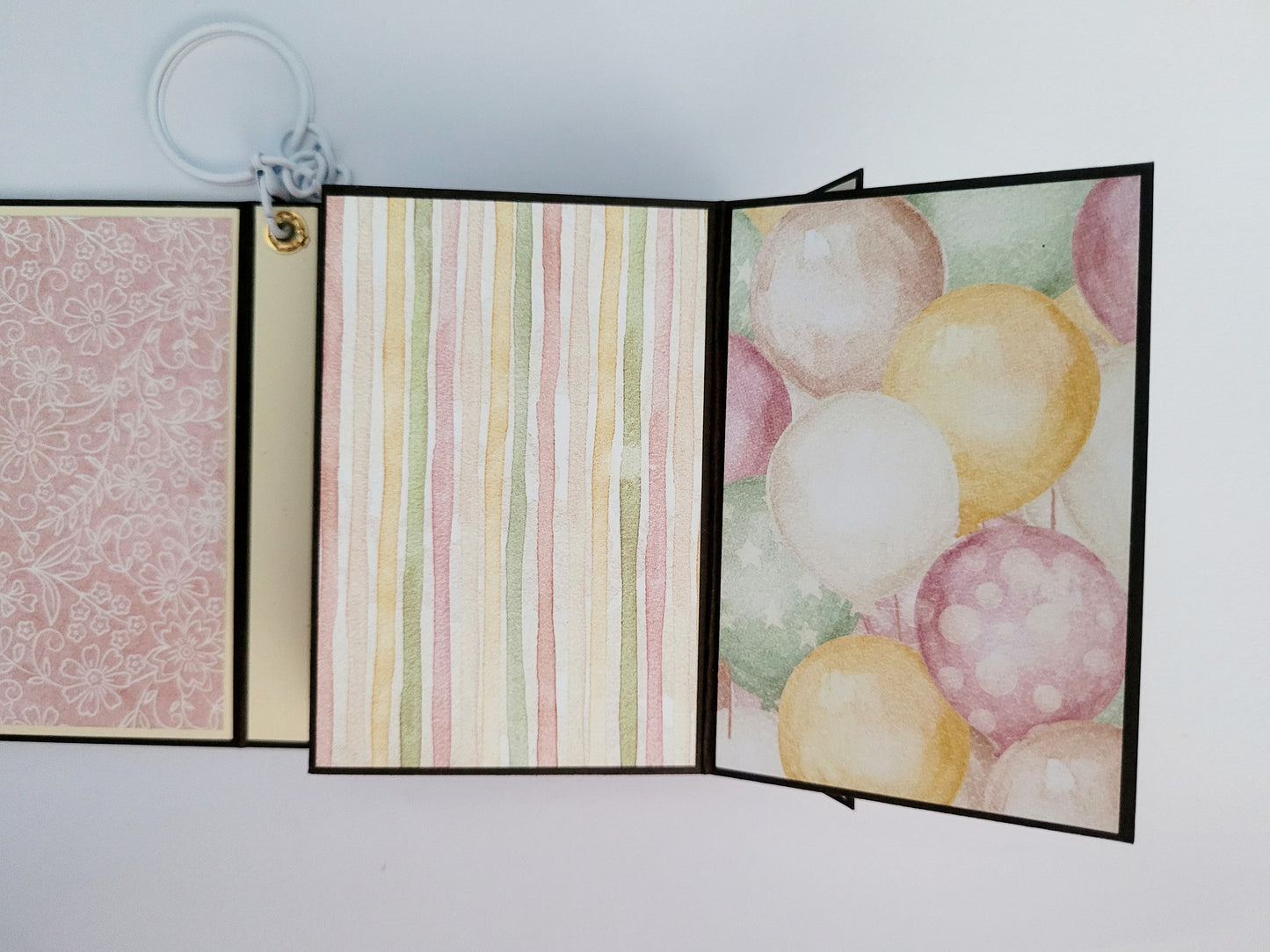 Handmade Photo Album Keyring - Little One