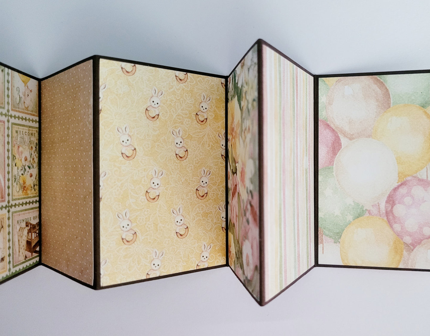 Handmade Photo Album Keyring - Little One