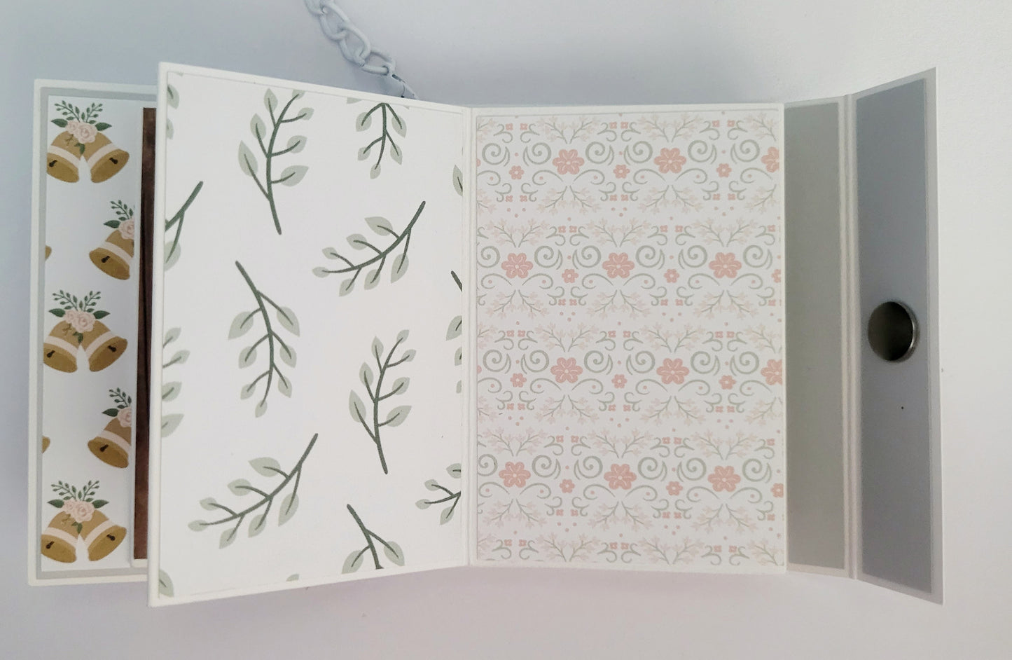 Handmade Photo Album Keyring - Wedding