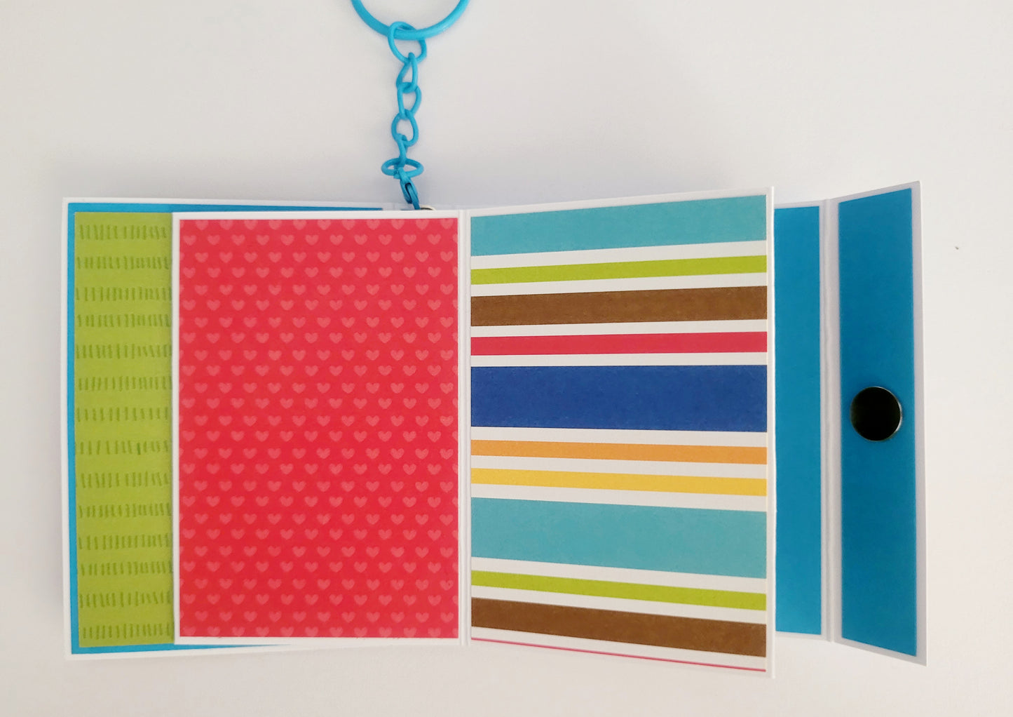 Handmade Photo Album Keyring - Dog