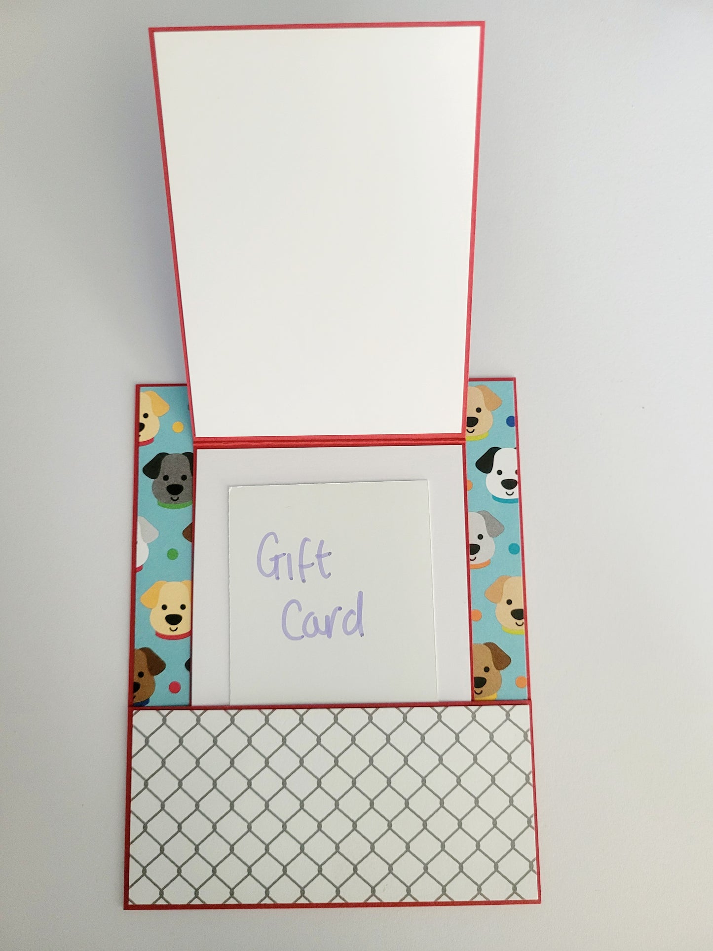 Handmade Gift Card Holder - Dog 1