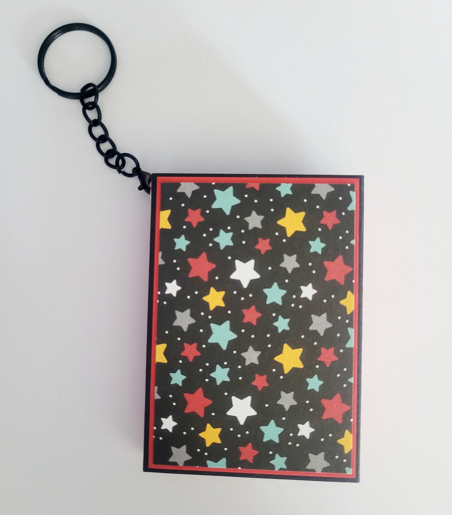 Handmade Photo Album Keyring - Magical Holiday