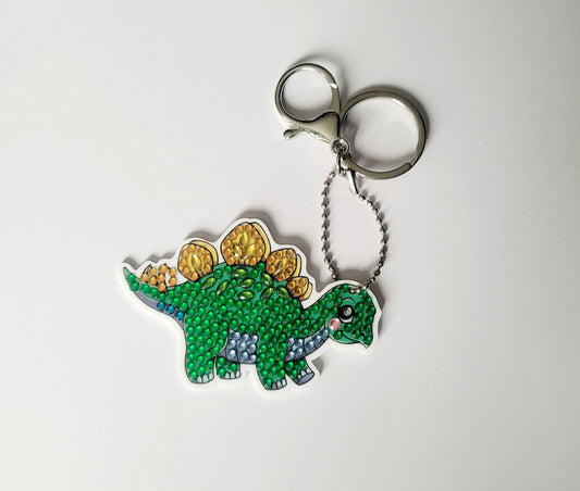 Diamond Art 'Stegosaurus' Keyring