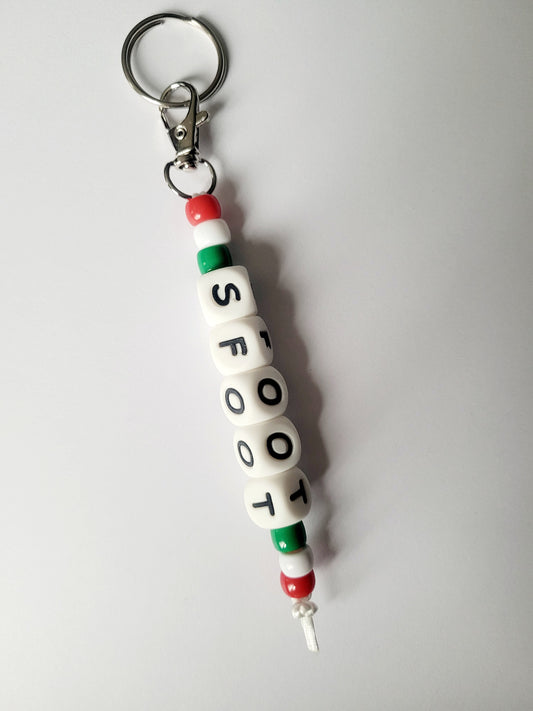 'Saundersfoot' Silicone Keyring