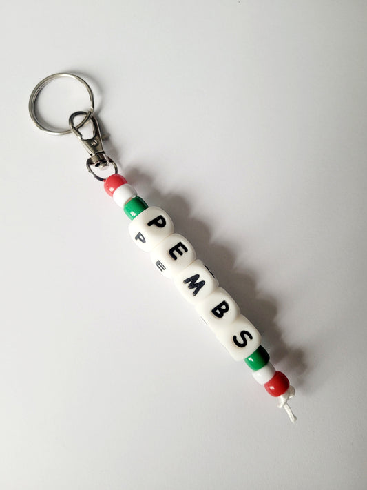 'Pembs' Silicone Keyring
