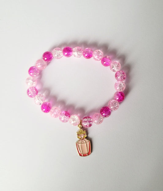 'Sleeping Beauty' Glass Beaded Bracelet