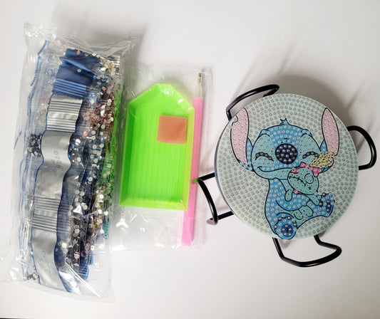Diamond Art 'Character' Coaster Set Kit