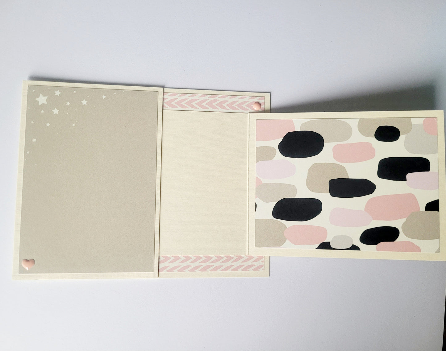 Baby Girl Flip Flap Card