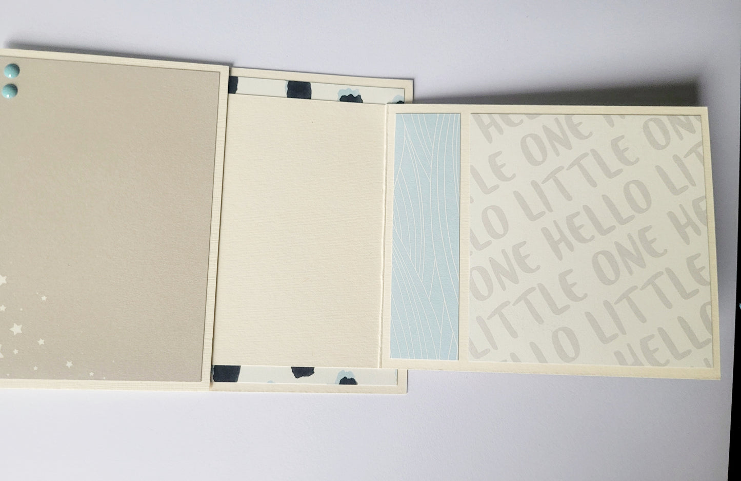 Baby Boy Flip Flap Card
