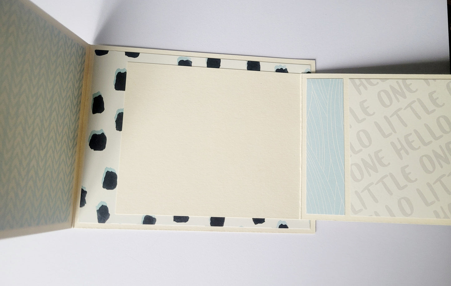 Baby Boy Flip Flap Card